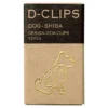 Midori D-Clips Mini -- Shiba Paperclips