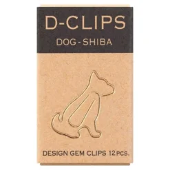 Midori D-Clips Mini -- Shiba Paperclips