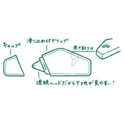 Midori Limited Edition XS Glue Tape Green