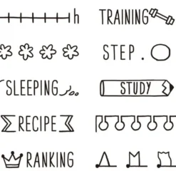 Midori Paintable Stamp - Daily Life Record