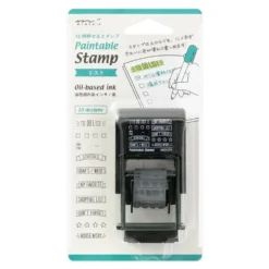 Midori Paintable Stamp - List