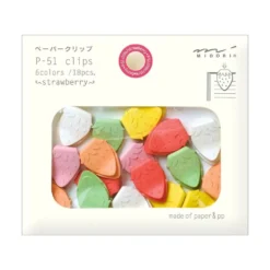 Midori P-51 Strawberry Paper Clips (18 Pieces)