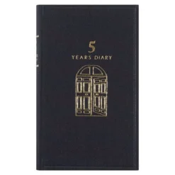 Midori 5 Year Diary - Gate Black