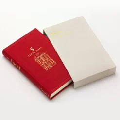 Midori 5 Year Diary - Gate Red