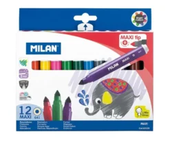 Milan -- 12 Maxi Water-Based Fibrepens