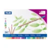 Milan -- Metal Box 36 Big Lead Coloured Pencils