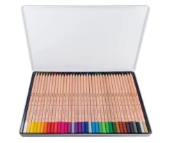 Milan -- Metal Box 36 Big Lead Coloured Pencils
