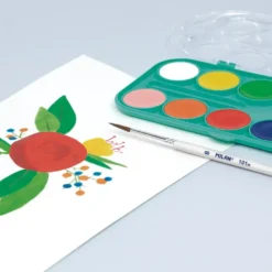 Milan 12 Opaque Colours Watercolour Set + Brush