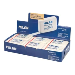 MILAN 412 Professional Soft Erasers - Box of 12