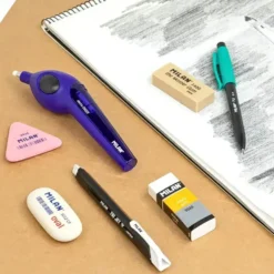 Milan 4836 Triangular Eraser [Can of 36 Erasers]