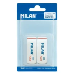 Milan 2 x Bevelled nata® Erasers 620