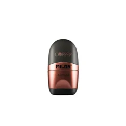 Milan CAPSULE Sharpener + Eraser Copper