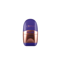 Milan CAPSULE Sharpener + Eraser Copper