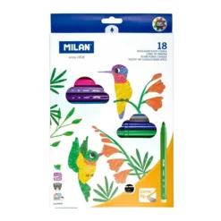 Milan Conical Tip Water-Based Fibrepens (Pack of 18)