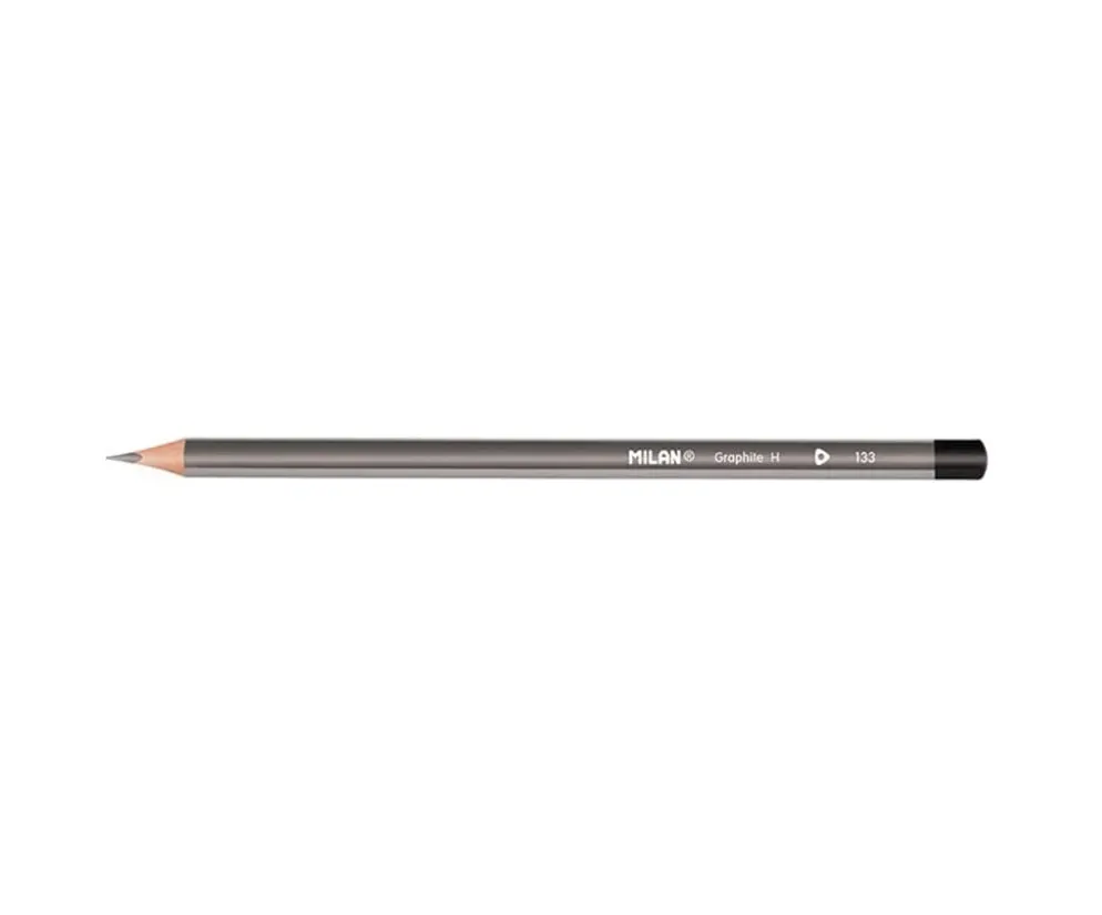 Milan H Graphite Triangular Pencils (12 Pencils)