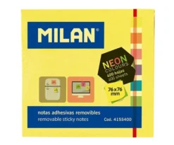 Milan Sticky Notes Pad 400 Series [Neon]