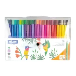 MILAN 631 Conic Tip Fibrepens – Set of 50