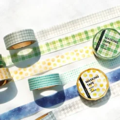 Mind Wave Check Pattern Masking Tape