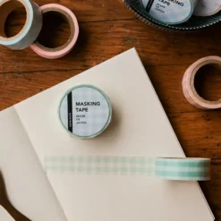 Mind Wave Check Pattern Masking Tape