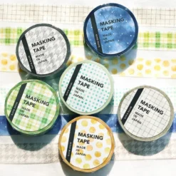 Mind Wave Check Pattern Masking Tape