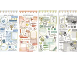 MIND WAVE Collage Gold Foil Stickers