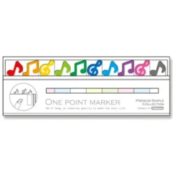 Mind Wave One Point Marker - Musical Notes