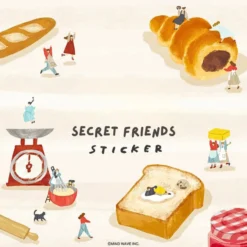 Mind Wave Sticker Sheet - Secret Friends & Letter