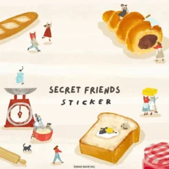 Mind Wave Sticker Sheet - Secret Friends & Letter