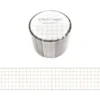 Mind Wave Clear Tape 30mm - Vintage Grid Pattern