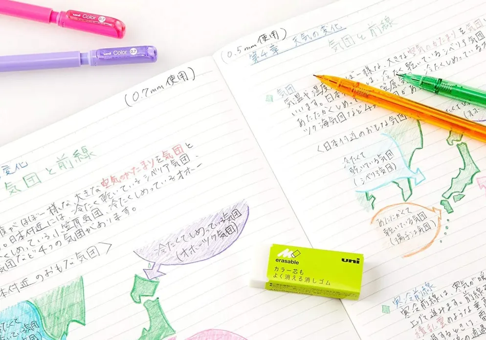 Mitsubishi Uni Color Erasable Mechanical Pencil 0.5mm