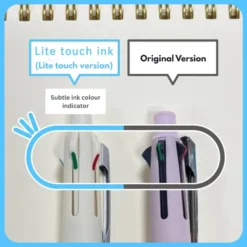 Mitsubishi Uni Jetstream Lite Touch Ink 4-in-1 Colour Gel Pen + Mechanical Pencil