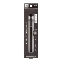 Mitsubishi Uni Kuru Toga Metal Mechanical Pencil 0.3mm – Nocturne Black