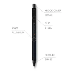 Mitsubishi Uni Kuru Toga Metal Mechanical Pencil 0.3mm – Nocturne Black