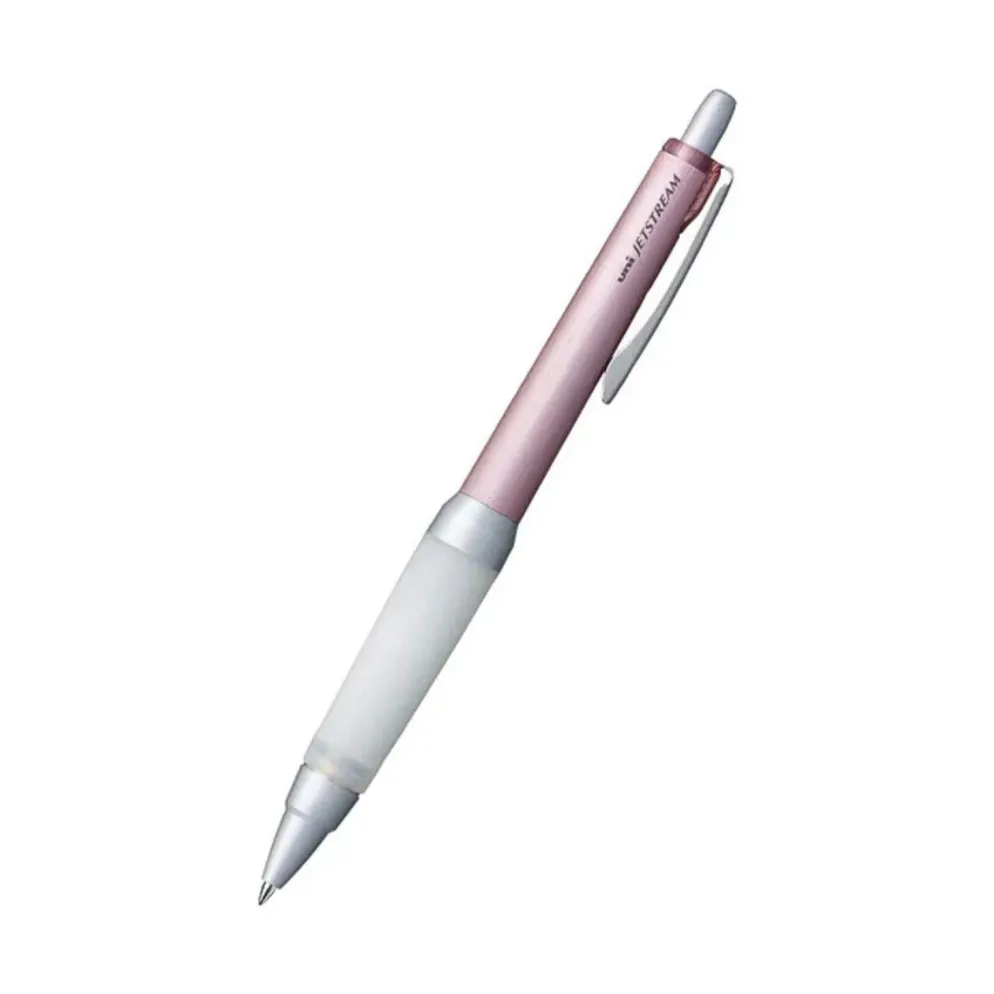 Mitsubishi Uni Jetstream Alpha Gel Grip Ballpoint Pen 0.7mm – Pink