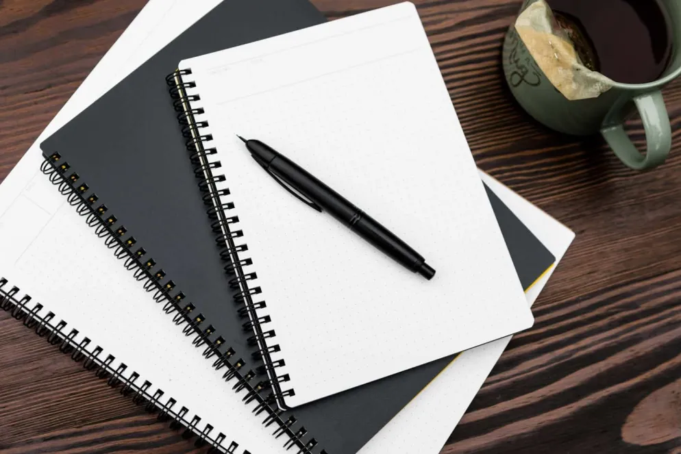 Mnemosyne A5 Dot Grid Notebook