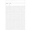 Mnemosyne Staple Bound Notepad N187A -- A4 : Graph