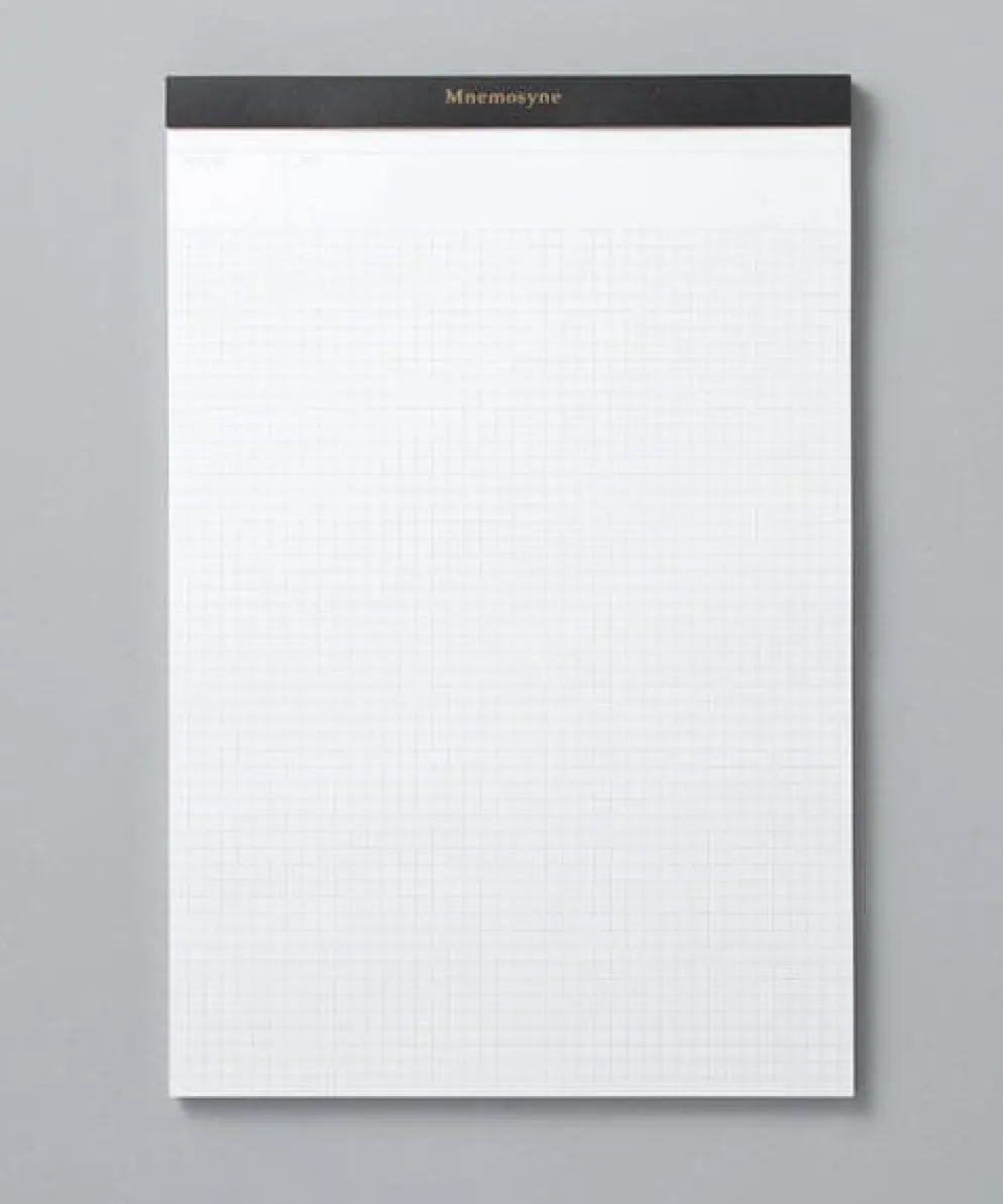 Mnemosyne Staple Bound Notepad N187A -- A4 : Graph