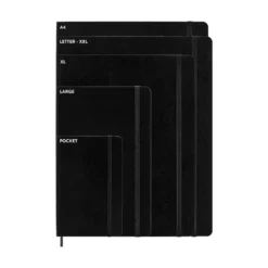 Moleskine A5 Large Soft Dotted Notebook - Black