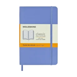 Moleskine Classic Notebook Soft Cover, A6 Pocket Size - Hydrangea Blue