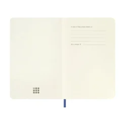 Moleskine Classic Notebook Soft Cover, A6 Pocket Size - Hydrangea Blue