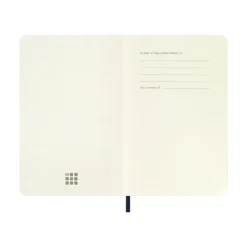 Moleskine Classic Notebook Soft Cover, A6 Pocket Size - Sapphire Blue