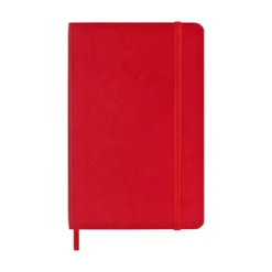 Moleskine Classic Notebook Soft Cover, A6 Pocket Size - Scarlet Red