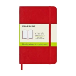 Moleskine Classic Notebook Soft Cover, A6 Pocket Size - Scarlet Red