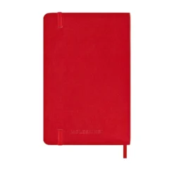 Moleskine Classic Notebook Soft Cover, A6 Pocket Size - Scarlet Red