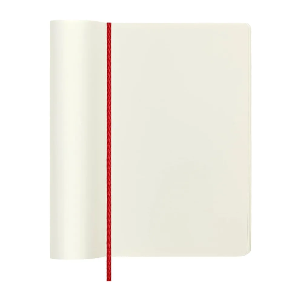 Moleskine Classic Notebook Soft Cover, A5 Large - Red