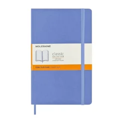 Moleskine Classic Notebook Soft Cover, A5 Large - Hydrangea Blue