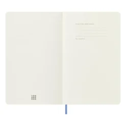 Moleskine Classic Notebook Soft Cover, A5 Large - Hydrangea Blue