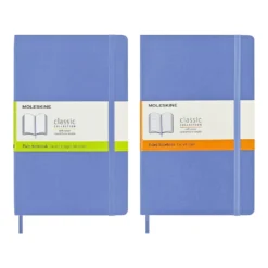 Moleskine Classic Notebook Soft Cover, A5 Large - Hydrangea Blue