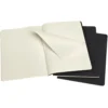 Moleskine Extra Large Black Cahier – Dotted (Pack of 3)