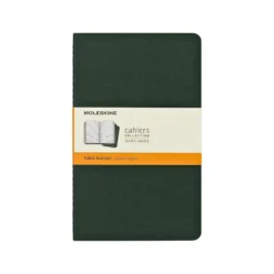 Moleskine Large Cahier – Myrtle Green (Set of 3)